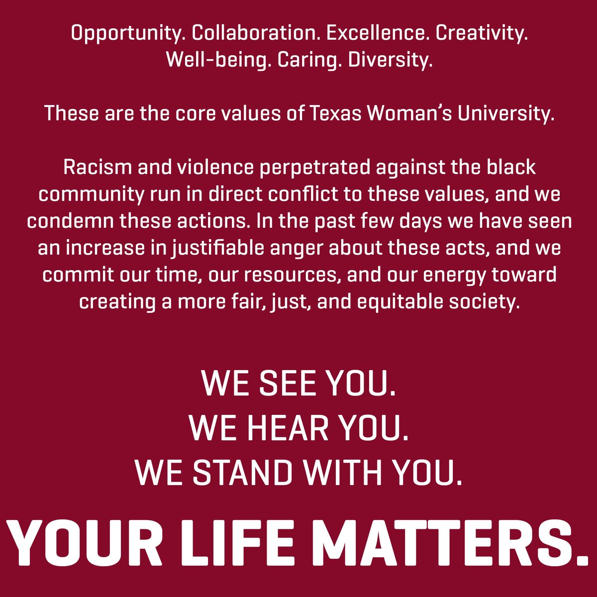 We stand with the Black community in its fight against racism.

#PioneerStrong