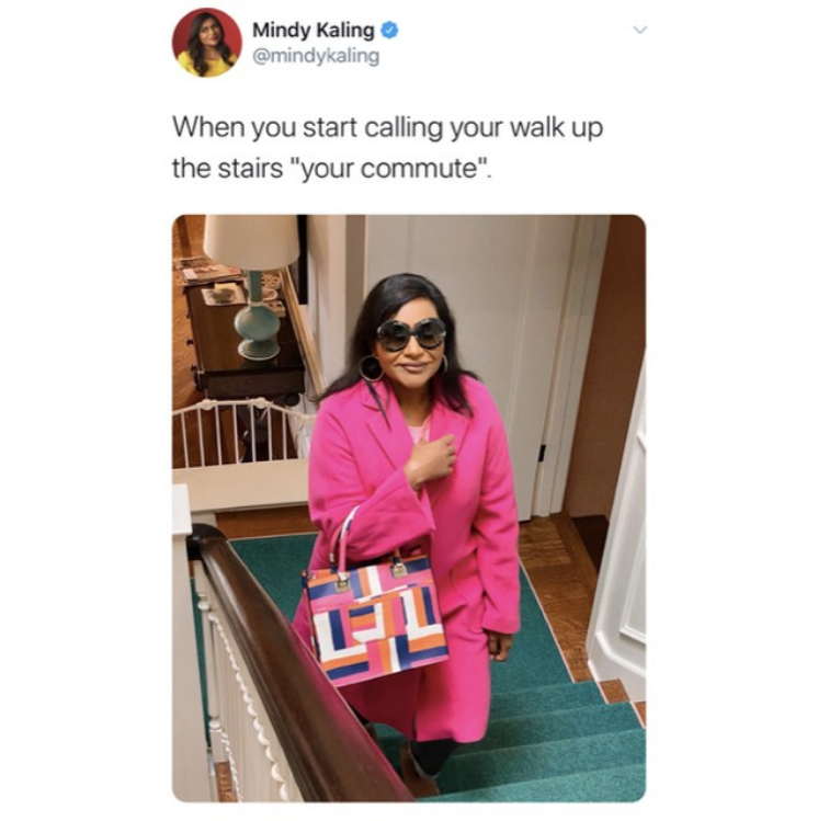 Wellness360Mag's tweet photo. Wow, the roads were so clear on my way to work today🤣 (pc: @mindykaling) https://t.co/M8AQlMo6Nf