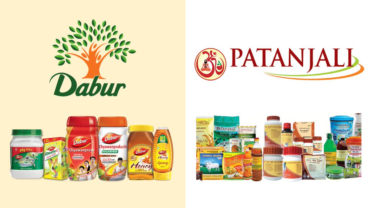 StockTalk on Twitter: "⭐️ DABUR vs PATANJALI 🔸 Both are Indian ...