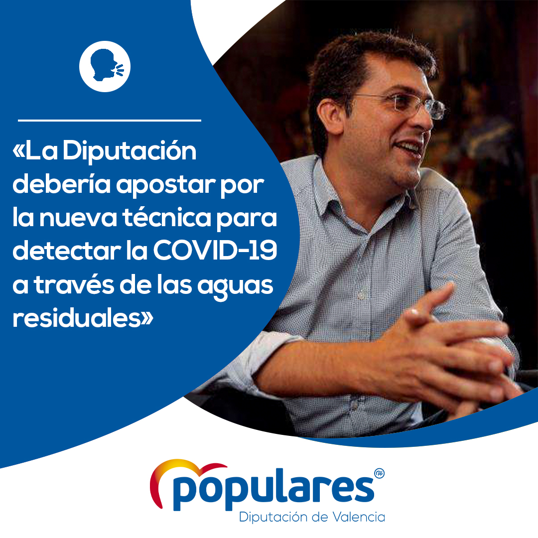 GrupoPPDival's tweet photo. 🗣️ @jradsuara ➡️ "La @dipvalencia debería apostar por la nueva técnica para detectar la #COVID19 a través de las aguas residuales" 💧

👉🏼 Instamos a la corporación provincial a asumir el coste en los pueblos que la @generalitat no pueda atender 🔬

📰 https://t.co/fZ9PzGptsO 📲 https://t.co/UI0OFa1iSw