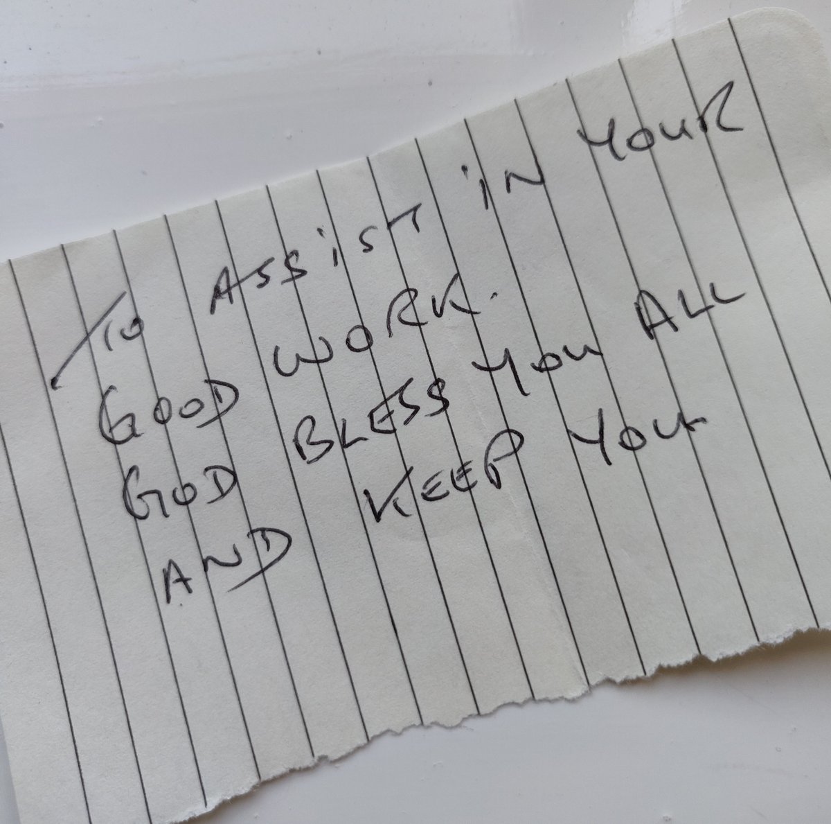 CAFODHN's tweet image. This...received today with a small donation.
@CAFOD and @CAFODSchools  have the most wonderful volunteers and supporters in @dioceseHN - thank you so much to all!
🙏#NationalVolunteersWeek