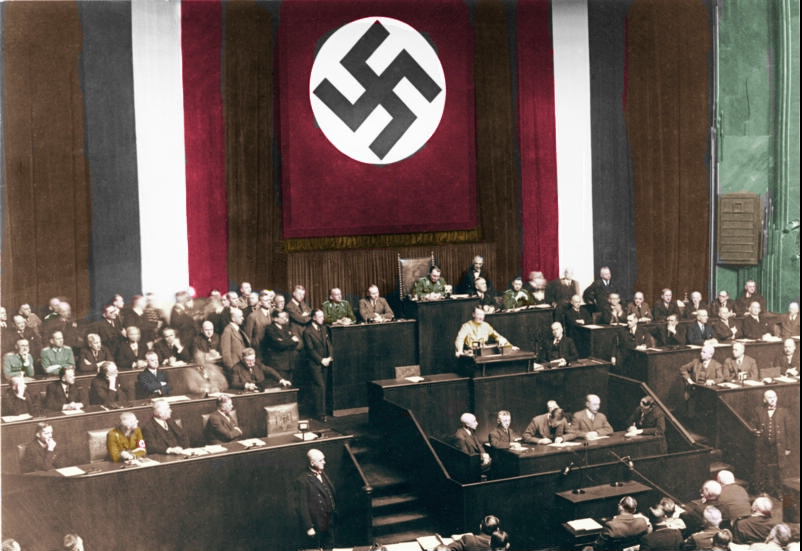 7/ The Enabling Act, the "Law for Alleviating the Distress of the People," allowed the Nazis to write laws outside of the usual, constitutional method. The Supreme Court did not challenge it, and from then on, Hitler, Goering, Frick, et al, wrote laws at their convenience.