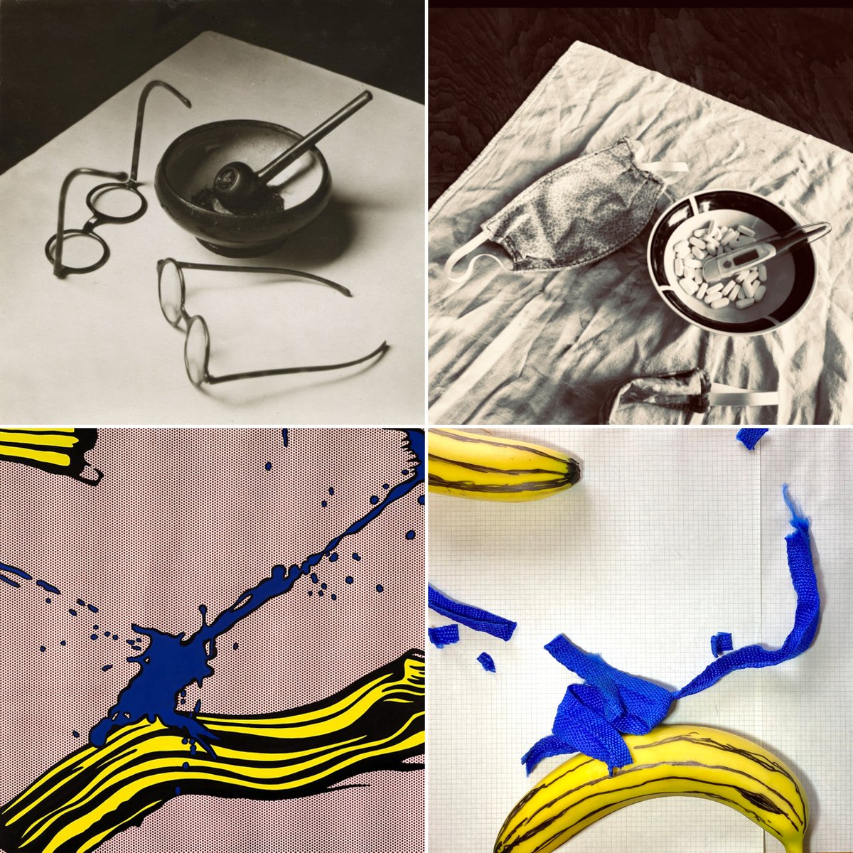 The final distance learning project from Graphic Design last week! Students recreated and reinterpreted an original artwork. Here are just a handful! #goodhueschool #betweenartandquarantine