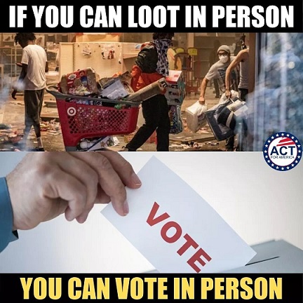 flyer1618's tweet photo. This settles it Pelosi!
I don't want to hear you flapping your gums about mail in ballots ever again!
#Pelosi #Democrarts #MailInBallots #VoterFraud #Maga #Qanon #dcblackout #mondaythoughts #VoterIDNow https://t.co/tMCZkLNzGI