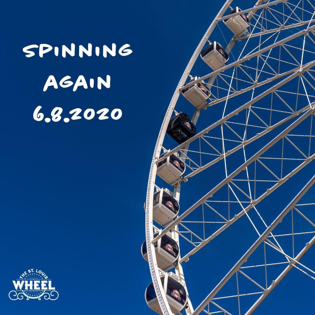 WHEEL BIG NEWS 🎡🎡🎡

Wheel be spinning again Monday, June 8th at 10am!

To learn about what to expect on your visit and to purchase tickets, visit: thestlouiswheel.com!