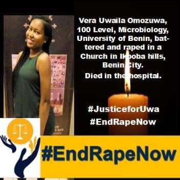 Although it is not in my position to say whether someone is guilty or not for that is the duty of a presiding judge, I see Rape as a crime against humanity and not just against the victim whose dignity as a human being has been violated. Protect the girl child. #EndRapeToday.