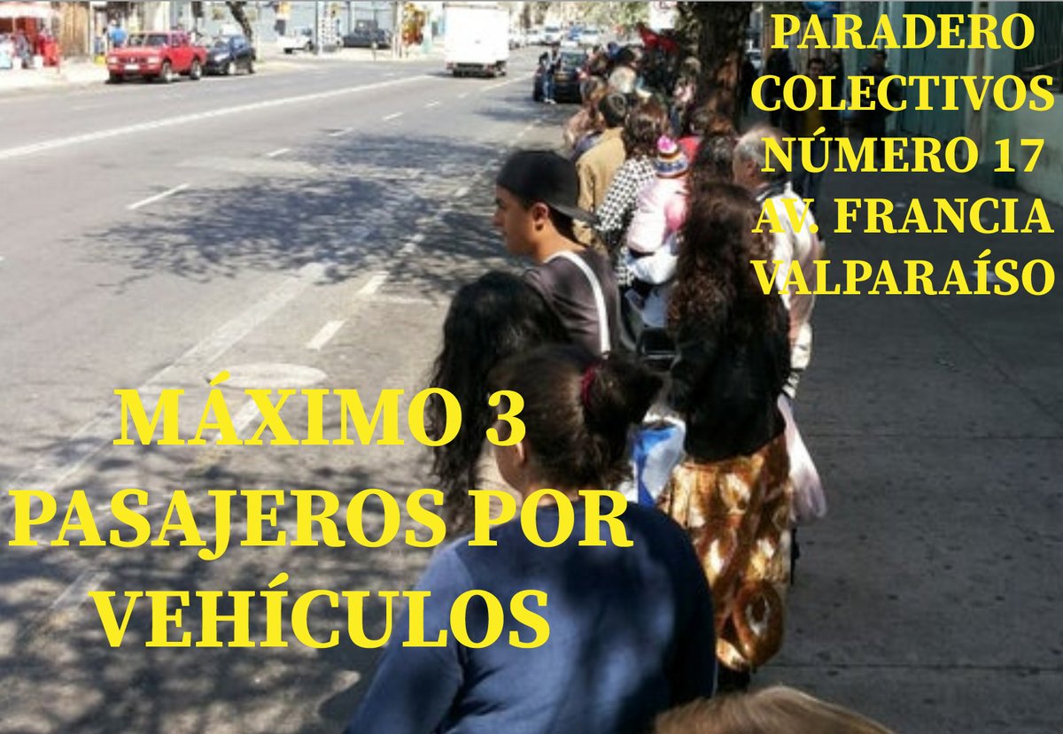 Vigiachileno's tweet photo. @SaludSsrv @PortalesdeValpo @sebastianpinera @pdazan @arturozunigaj @ministeriosalud @IntendenciaV @Armada_Chile @seremigobiernoV @SSVinaQuillota @SSVSA @GobiernodeChile #CuidémonosEntreTodos Conductor más tres pasajeros. 'Amigos' los invito a ocupar colectivo y tomar asiento en parte posterior con gente respirando en tu oreja #AcciónInmediata @MTTValparaiso @elyfue @Armada_Chile #Marcic
 #COVIDー19Chile 
#QuedateEnCasa https://t.co/XSAqIRWlkO