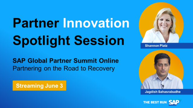 TournesacD's tweet photo. Join the discussion and watch SAP's @ShannonPlatz and @jagdishstwt share how innovating and developing IP creates opportunity. You can only see this Partner Innovation spotlight session at #SAPPartnerSummit on June 3. Reserve your spot! https://t.co/ia5oG6NvEy https://t.co/Z1zFYhbCih