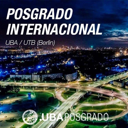 UBAposgrados's tweet photo. #UBAposgrados Abierta la inscripción a la Maestría en Planificación y Movilidad Urbana | Posgrado con doble titulación en Argentina y Alemania | Co-organizado entre @FaduComunica @ingenieriauba y la Universidad Técnica de Berlín @ubaglobal @UBAonline
➕maestriapmu@gmail.com https://t.co/TCsivfQmAg