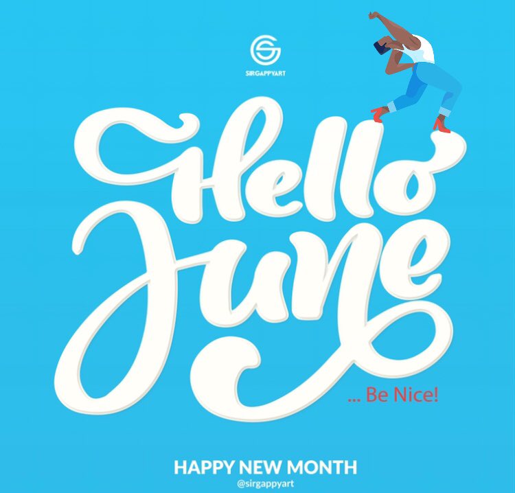 Sirgappy_Art's tweet photo. Happy New Month to you all, wishing you all the a better half of 2020. May it be filled with good tidings. From @sirgappyart 

.
.
. 
#2half #helloworld #HelloJune # #graphicdesign #designagency #brandidentity #Blacklivesmatter #freelancegraphicdesigner https://t.co/3ojRGbxcle