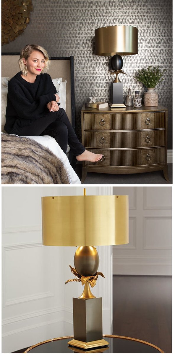 Kaley Cuoco (Big Bang Theory) Palm Lamp $1950 Available From InStyle-Decor.com Hollywood Enjoy