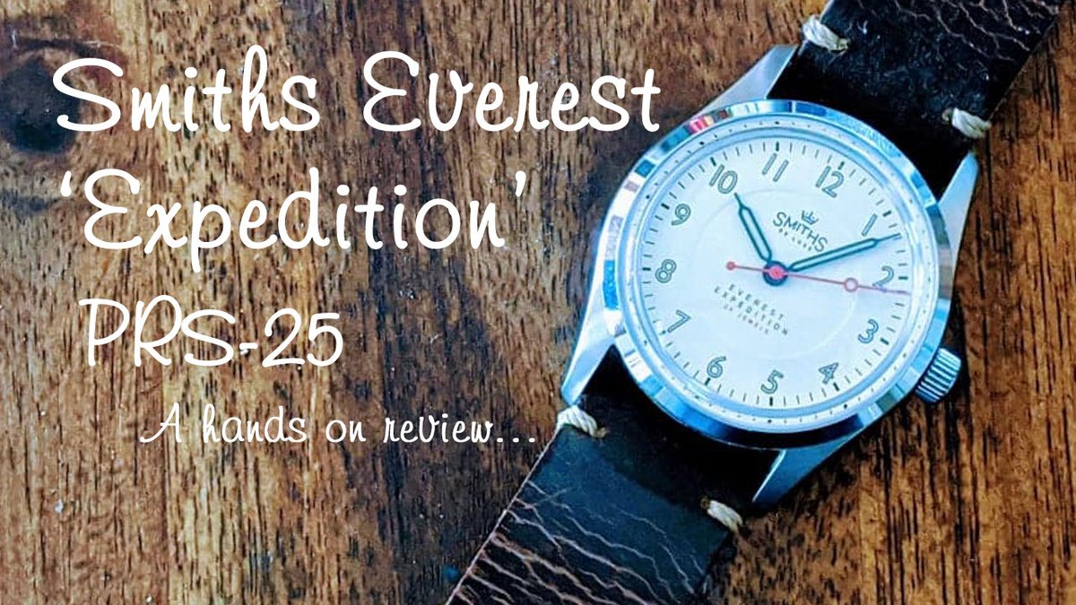 WatchesAndEDC's tweet photo. I reviewed the beautiful Smiths Everest Expedition watch, a 36mm reference to the original Smiths watch that accompanied Sir Edmund Hillary up Everest. https://t.co/IKUFSumkxx
#Smiths #SmithsWatch #Timefactors #SmithsDeluxe #SmithsEverestExpedition https://t.co/3dtqJeXjfG