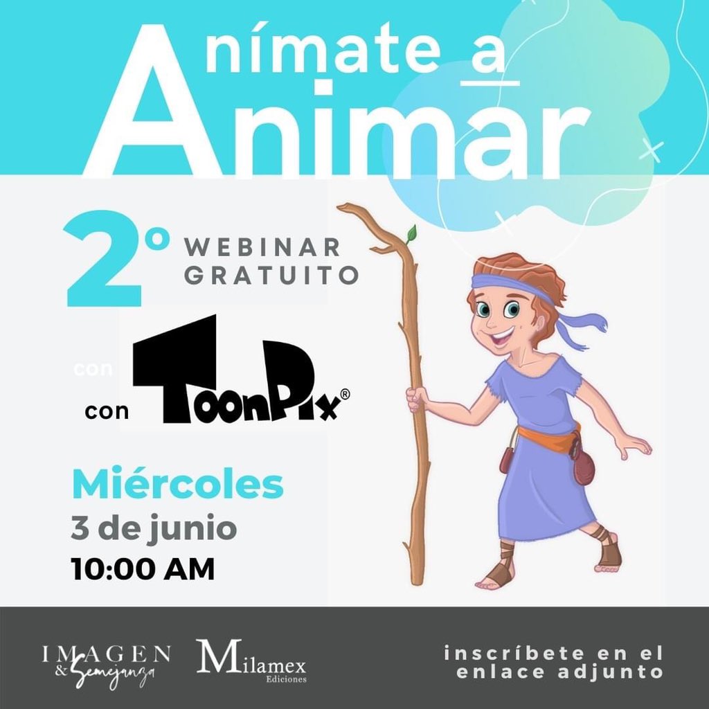 ToonPix's tweet photo. Los invitamos a nuestro webinar este 3 de junio,inscríbete gratuitamente

https://t.co/PCZrH24yf7

#animacion #dones #creatividad #contenidoanimado #estudioanimacion #ToonPix #ArtMinistry #ImagenySemejanza #AprendeconToonPix https://t.co/8q2kfRMc51