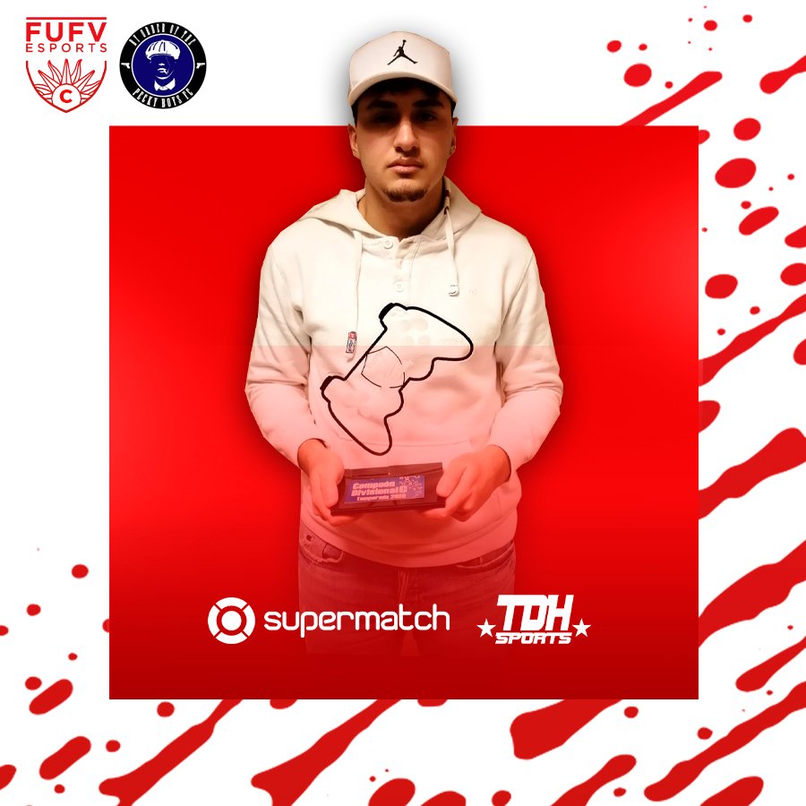 AUDVesports's tweet photo. @TNS_Camilo  Dt y capitán de @peckyboys  Retira trofeo correspondiente a Campeón
#TerceraCFUFV 🏆🎮🇺🇾 Felicitaciones 👏👏👏 https://t.co/32RxcpOCUh