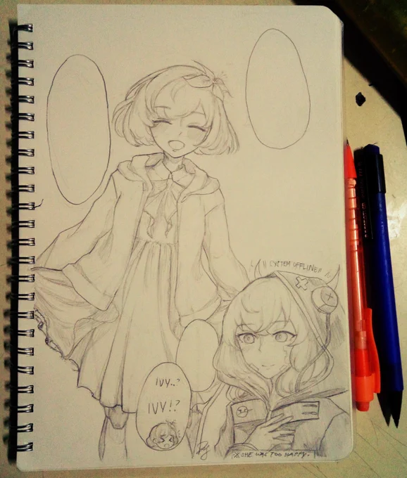 you are free to imagine what they are saying im just bad at words hdhdhs
// aka Ivy's system overheated she was too happy
#Cytus2 #Cytus #CytusII 