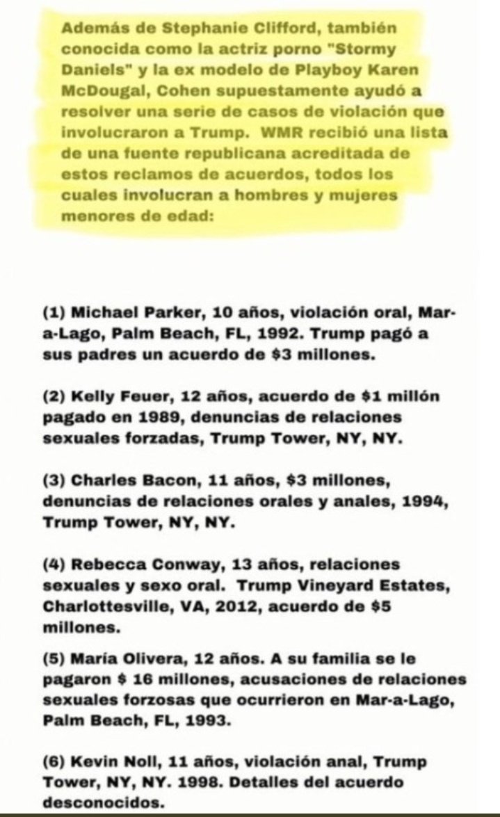 LeninOdin's tweet photo. #Anonymuos
lista de víctimas sexuales de Trump
DIFUNDAN, TWITTER ESTÁ BORRANDO TODO!!
 https://t.co/eSNXcLbTma https://t.co/YBjTdQKGQw