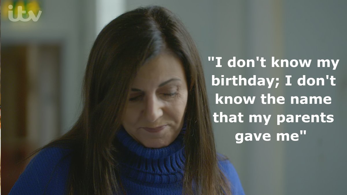 longlostfamily's tweet photo. “I don’t know my birthday; I don’t know the name that my parents gave me” #BornWithoutTrace #LongLostFamily Tonight @ITV 9.00pm https://t.co/ddO3NSK4fb