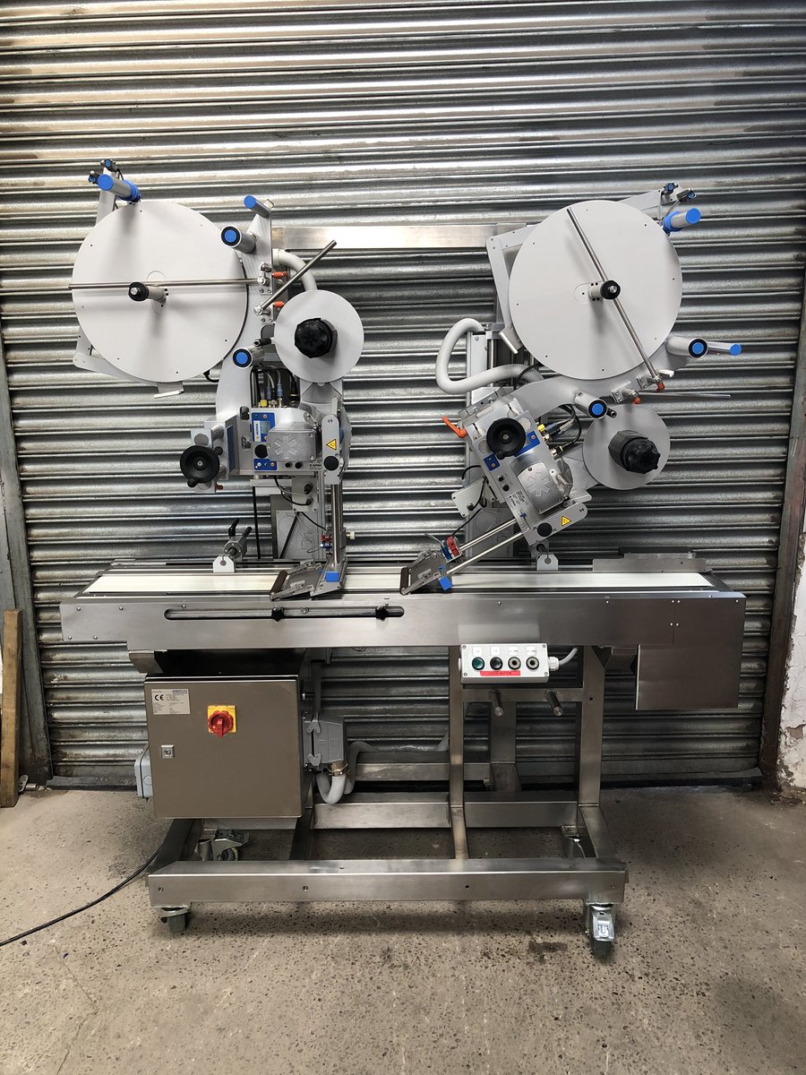 SCPackagingTech's tweet image. #Herma #H400 Sonder 2012 #twinhead #automatic #labelling #machine. For medium to high-speed applications sc-packaging.com