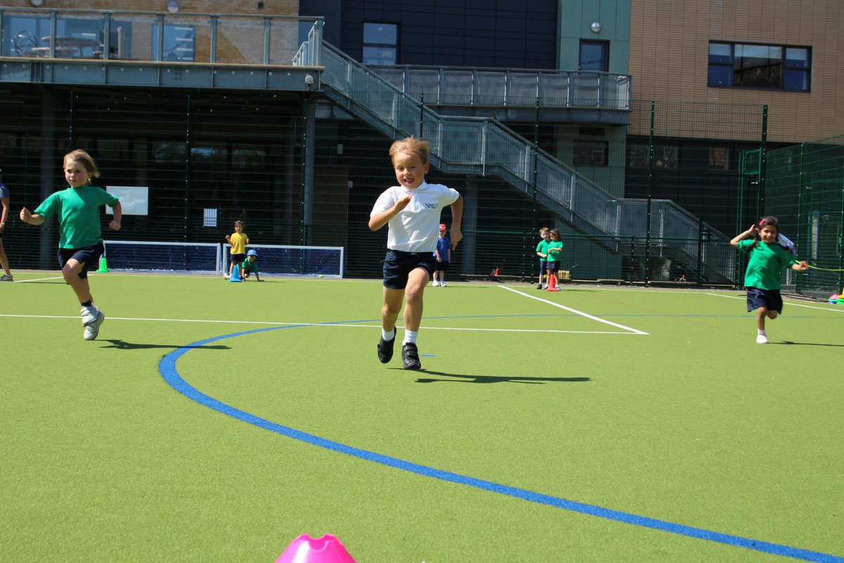NewtonPrepSch's tweet photo. What a gorgeous day on which to return to school with our N, R, Y1 and Y6 children running around and taking advantage of both sunshine and space. (Oh, and learning too!) End of day: happy children, hoping that others can join soon #newtonprep #newtonhomelearning #backtoschool https://t.co/wRGOgvGJzB