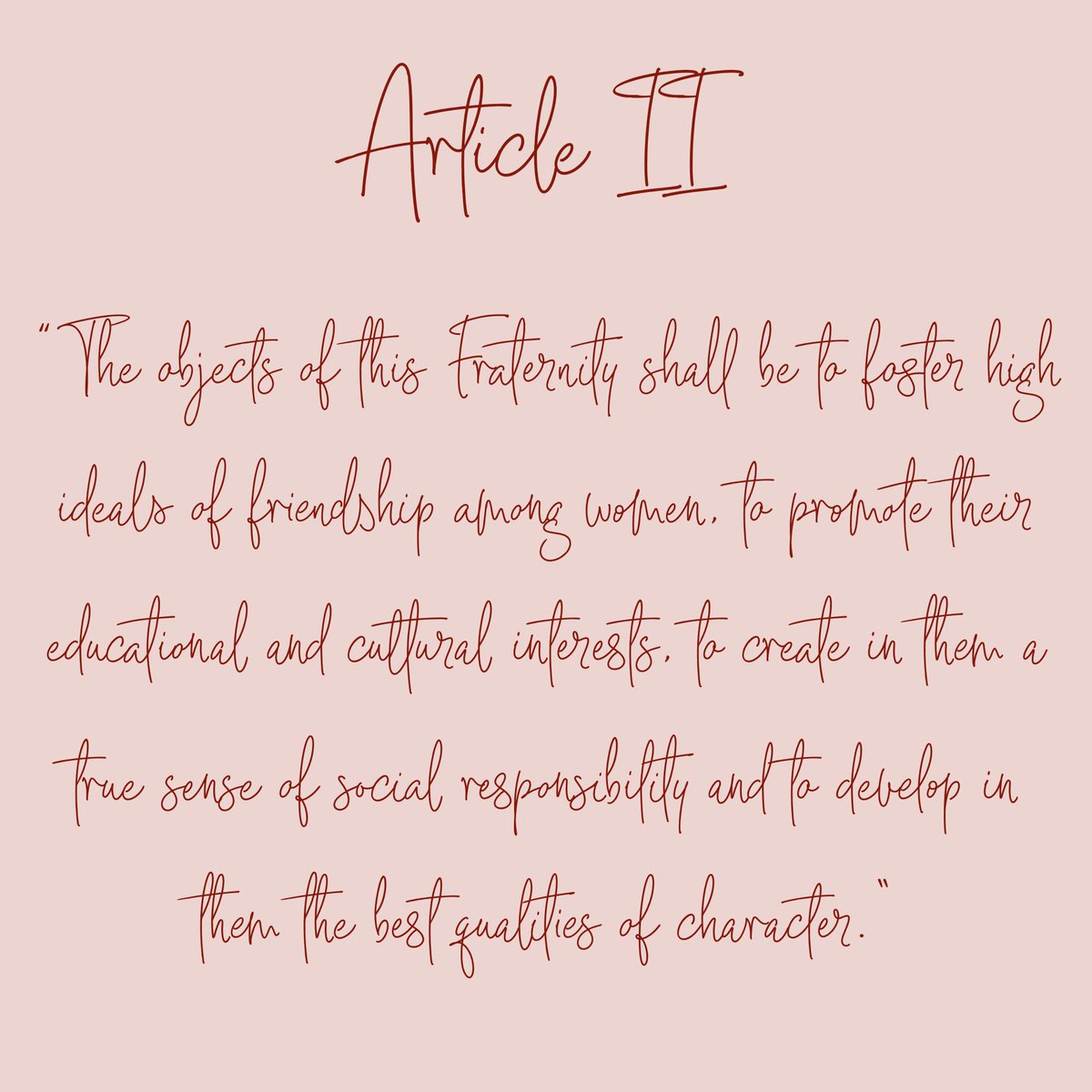 We strive to uphold these ideals by treating everyone with dignity &amp; respect. We can’t ignore members of our world &amp; sisterhood who are affected by violence against minorities, specifically African Americans. We must stay vigilant in our mission to combat injustice.