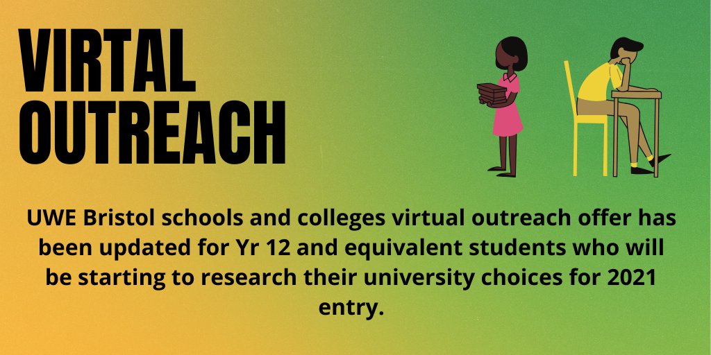 Attention! - <a href="/UWEBristol/">UWE Bristol</a> Virtual outreach webpages have been updated. For the attention of prospective students from Year 9 onwards! 
Please share widely - here - uwe.ac.uk/business/schoo…