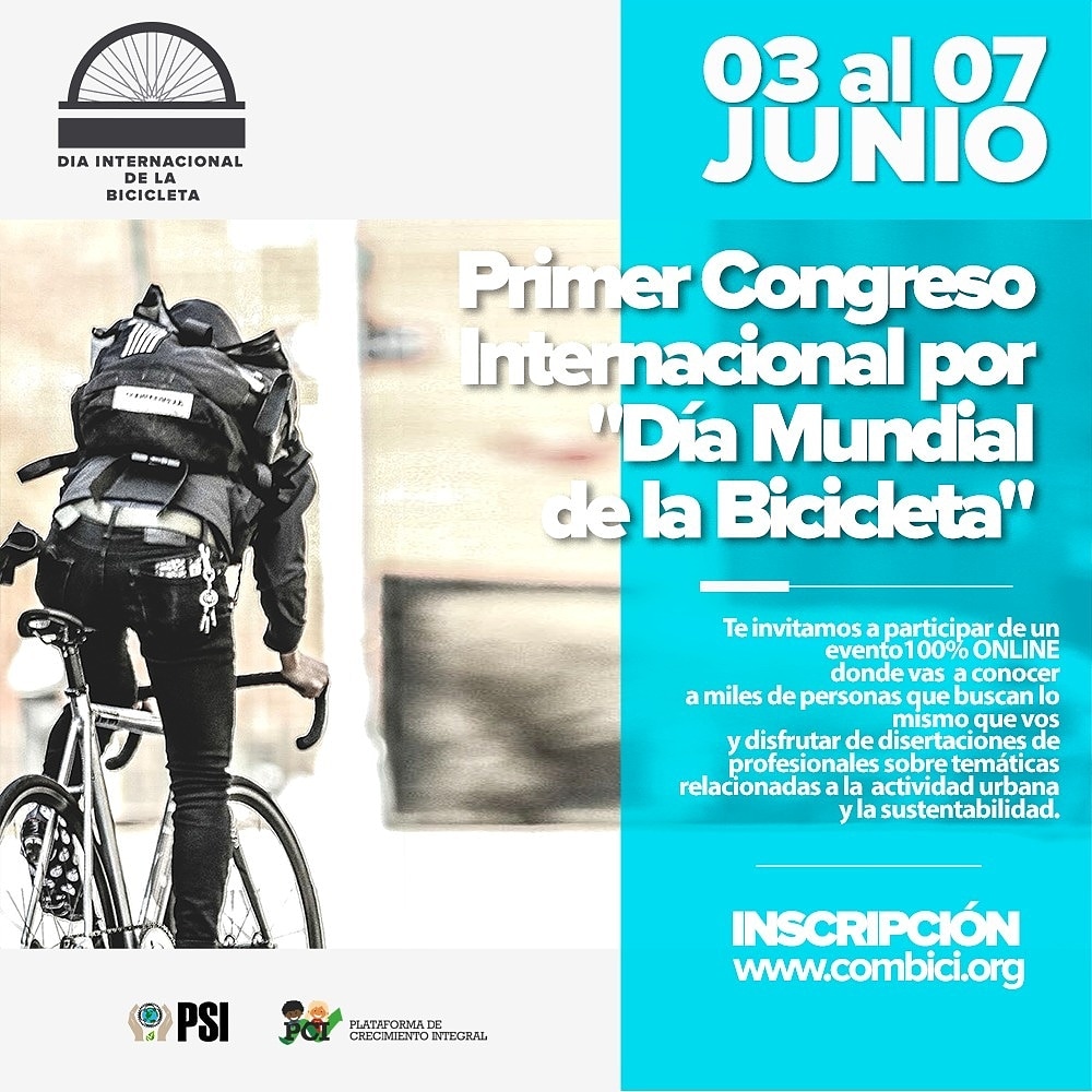 rallyserie's tweet photo. PRIMER CONGRESO INTERNACIONAL POR "DÍA MUNDIAL DE LA BICICLETA"

PARA  INSCRIPCIÓN Y MAS  INFORMACIÓN INGRESA A

 https://t.co/a0YJy9L1nW https://t.co/p3lW1dkIiM