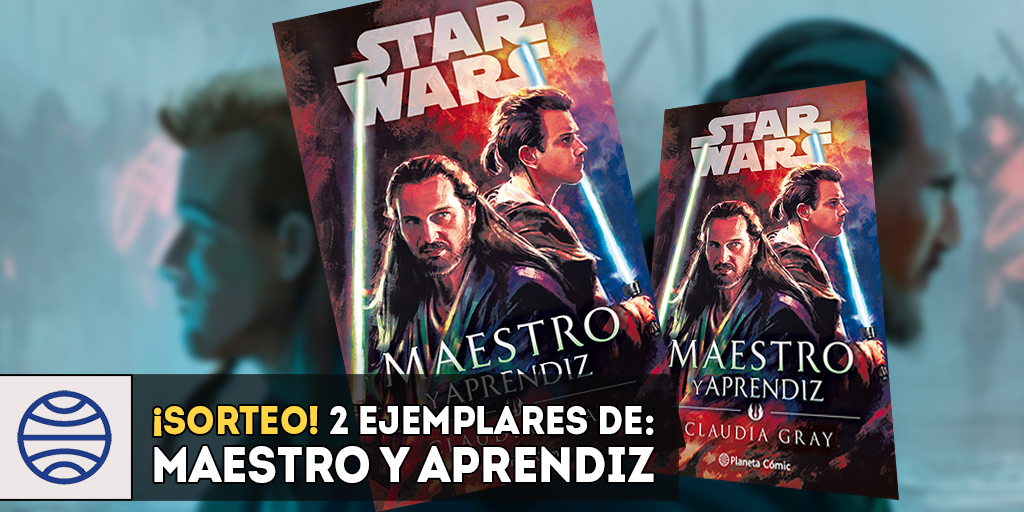 WookieeNews's tweet photo. #Sorteo ¡Gana una de las 2 copias que sorteamos de la novela Maestro y Aprendiz!

1. Haz RT 🔁 a este tweet
2. ¡Sigue a @PlanetadComic!
3. ¡Síguenos @WookieeNews!

⏰ El sorteo finalizará el 8 de junio. Solo para España. 
🍀¡SUERTE! https://t.co/69XEkUAkb7
