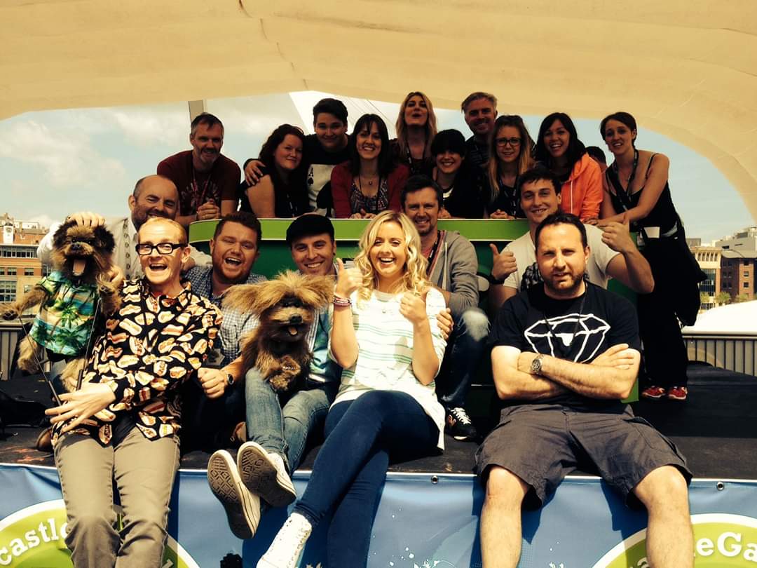Leesamae's tweet photo. @KatieThistleton @HackerTDog @LaurenLayfield @OfficialCDJ Good times, great memories! #CBBCLIVE #CBBC #Newcastlegateshead https://t.co/5vLgTNrr0G