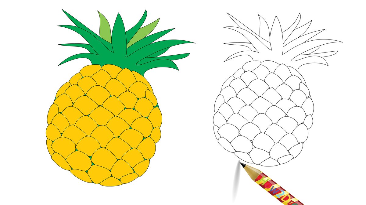 How2DrawEasily's tweet photo. Pineapple Drawing &amp; Coloring
YT - https://t.co/n3g80YPcNs

👉 We are recommending the best product for better drawing &amp; sketching.
👉 https://t.co/s4GuVPOEpL

#drawing #pineapple #coloring #draw https://t.co/iaDs6qZwJz