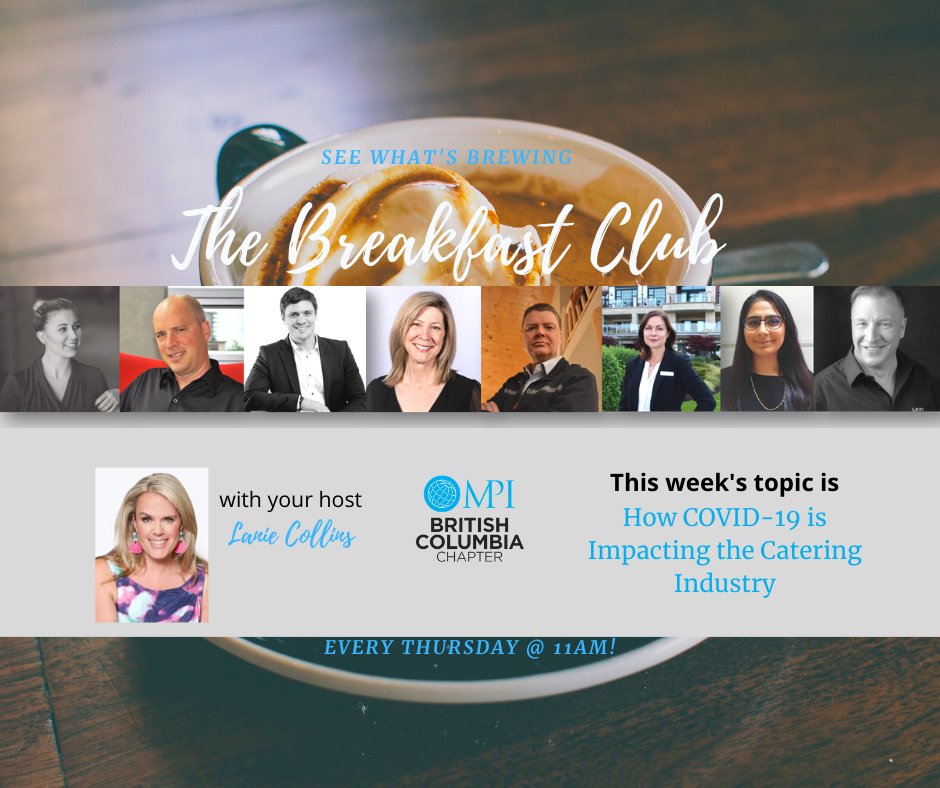 mpibcchapter's tweet photo. This week on the Breakfast Club hear from Shannon Boudreau of @TheLazyGourmet and allow our fabulous host Lanie Collins to feed our minds and our hearts with another engaging session!
See you on Thursday at 11am!
https://t.co/xPGIZeK0uN
#mpibcmeets #thebreakfastclub #eventprofs https://t.co/63IkKVR8nq
