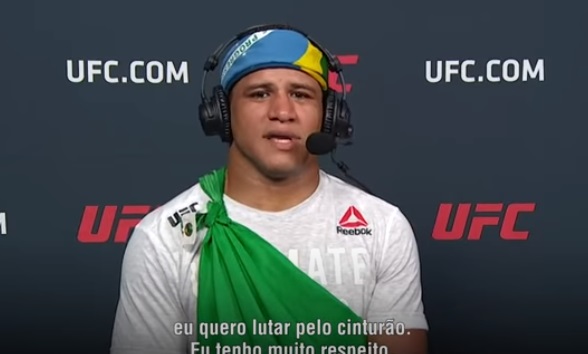 Após exibição categórica contra @TWooodley, @GilbertDurinho ‘pede’ title shot contra @USMAN84kg: ‘Eu quero lutar pelo cinturão’ https://t.co/Bq73JmZuH7 https://t.co/msc8xFcpND