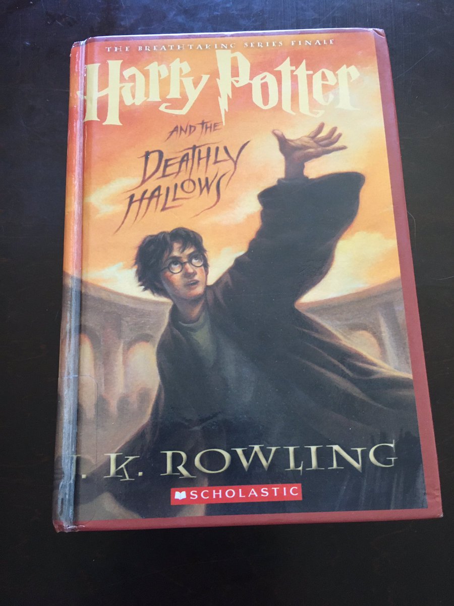 chkauthor's tweet photo. On the last one by @jk_rowling Excited to see how it all ends! 😃 https://t.co/ScyfTnGKxU