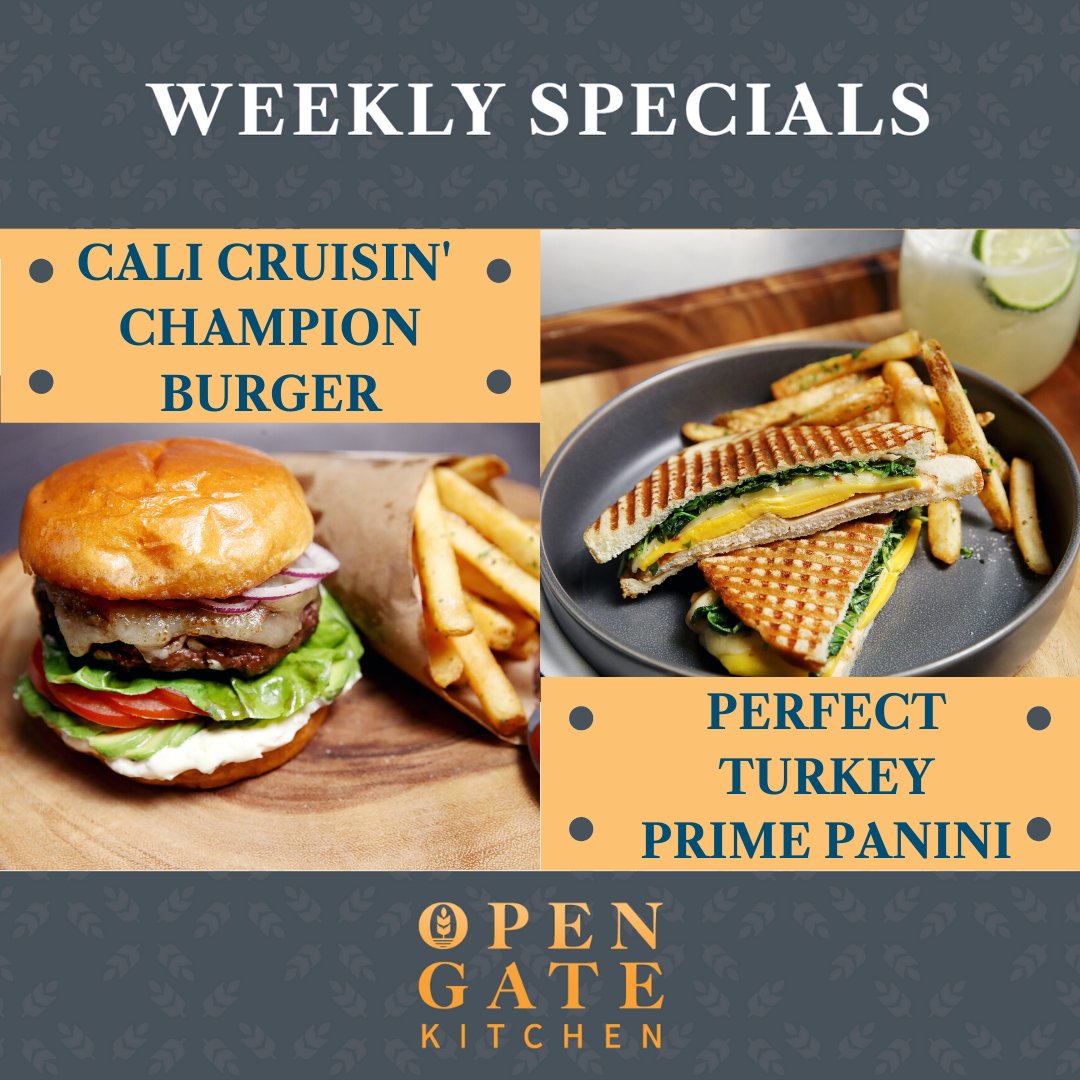 OpenGateIntl's tweet photo. NEW WEEKLY SPECIAL! Dine-in, carry out or delivery! We're at 350 Clinton Street, Costa Mesa, CA!
#opengatekitchen #eatvictoriously #fuelingsocialgood https://t.co/PS2ZxUlVQ7