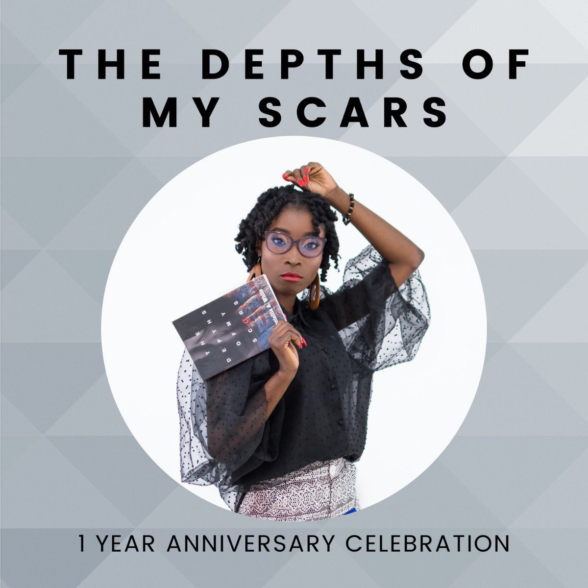 Daniellia_White's tweet photo. 30 DAYS OF CELEBRATION!!! 🍾🍾🍾
#letsgo #convoinmotion #thedepthsofmyscars©️ #TDOMS
#bookpackages #discounts #giveaways #newmerch #rollout https://t.co/1bEtD02UJt