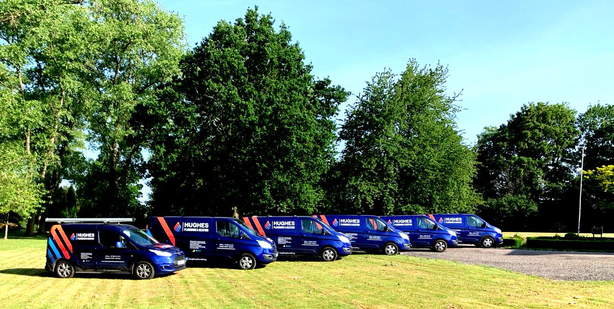 HughesLimited's tweet photo. We are re-launching today with our new logo that we have been working on during the lockdown! 
All vans are sign written, new uniforms and business cards are ready to go! Give us a call or email for a free no obligation quotation.
Mobile - 07841420861 Email - info@hughesplumb.com https://t.co/j2LvKfKSCb