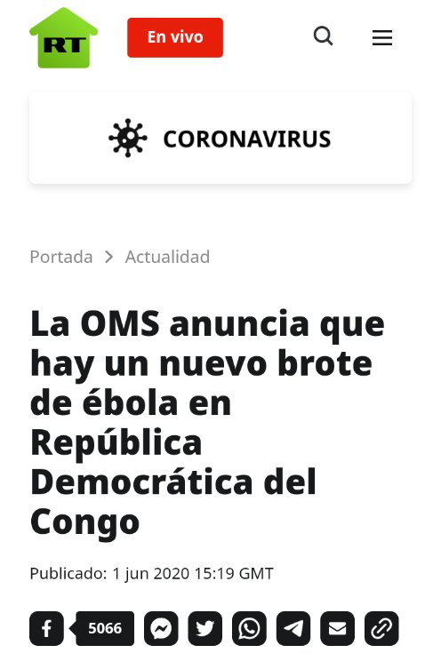 Diegocomturra's tweet photo. La #OMS anuncia que hay un nuevo brote de ébola en República Democrática del Congo
 https://t.co/DoSFSRzCX5 https://t.co/WL3isr1sfo