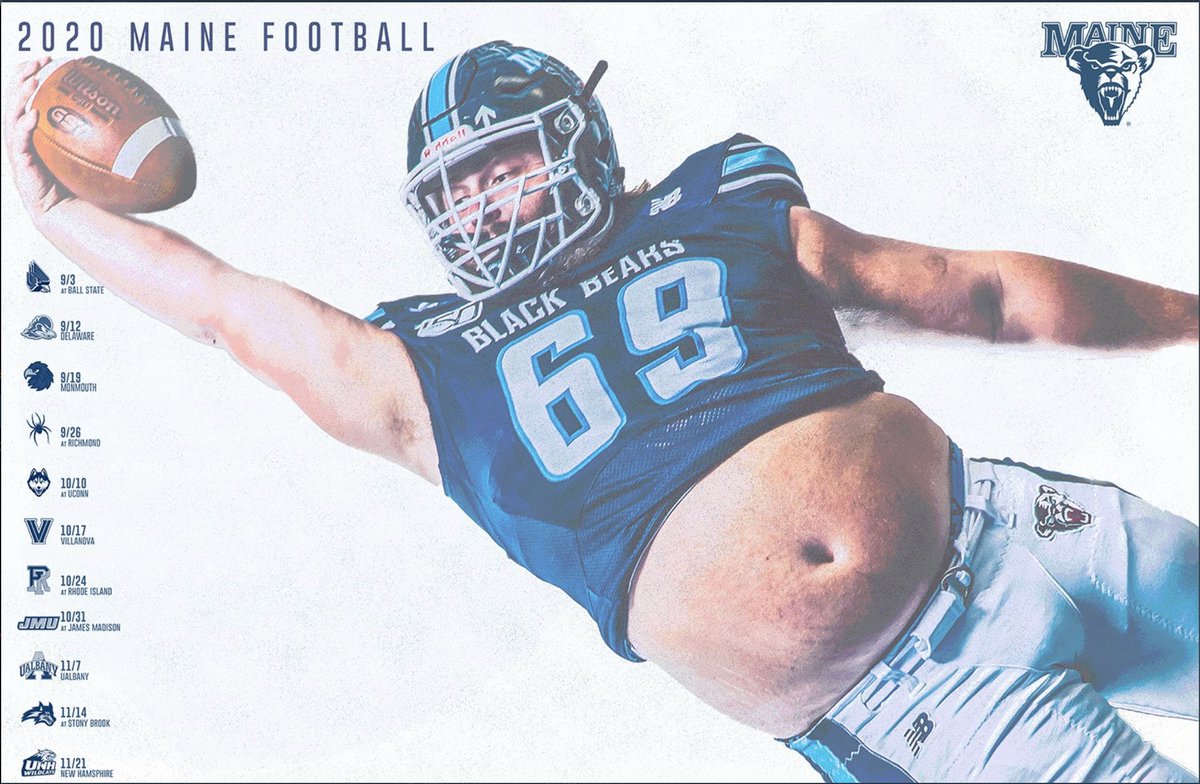Maine releases the GOAT football schedule poster More Sports