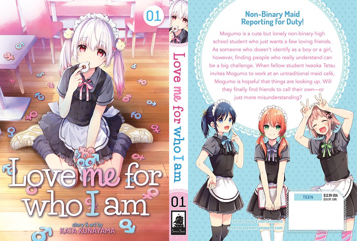 Seven Seas Love Me For Who I Am Vol 1 Kata Konayama The Beloved Manga About A Non Binary Teenager Working At An Lgbt Maid Cafe 9 99 Digital