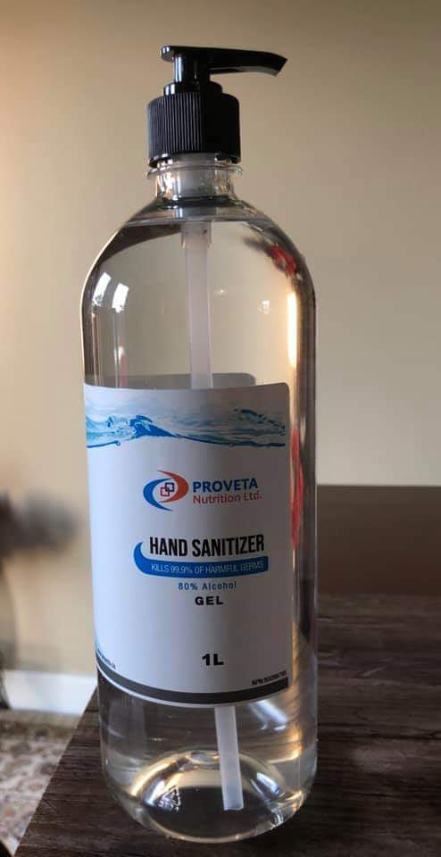 ProvetaNutriti1's tweet photo. Proveta Nutrition is now producing GEL Hand Sanitizer which is available across Canada. It was a good step to diversify into Personal care line. Please contact at 306-244-4494 or info@proveta.ca for any inquiries. #provetanutrition https://t.co/eeGUzm8Huz