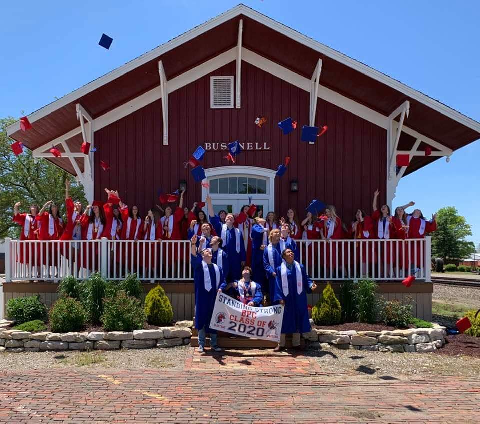 BridgetMac10's tweet photo. Thanks @bpcschools for making yesterday special for the Class of 2020. @HielJaxon , we are proud of you!! https://t.co/aNZzuvqOlH