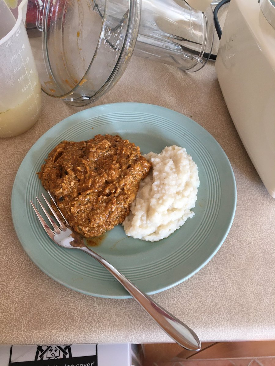 IzzyDietitian's tweet image. Curry much more successful than pasta, for my liquid diet today. Stronger flavour and smaller portions more palatable too. #DietitiansWeek @DCHFT #dietchallenge