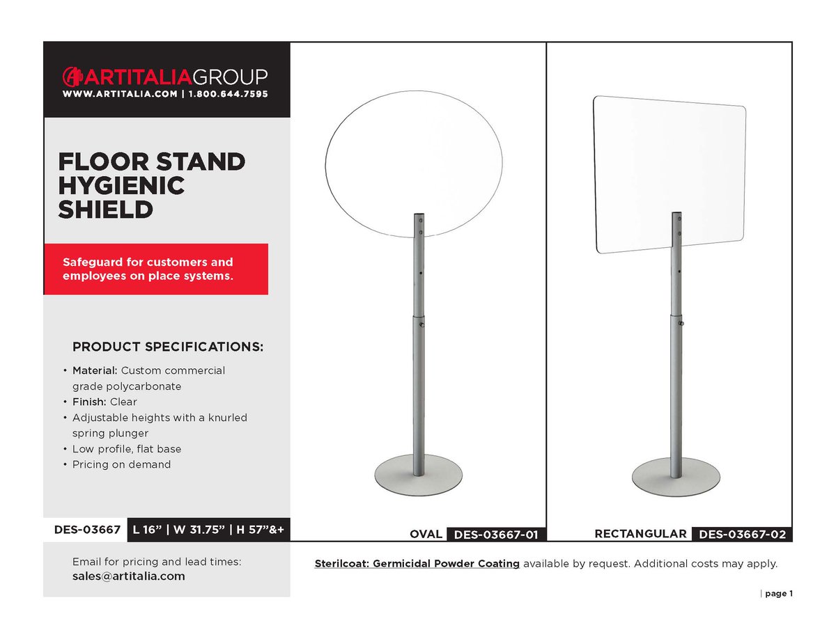 ArtitaliaInc's tweet image. @ArtitaliaInc latest innovation to safeguard associates. These shields can be used in offices, restaurants, factory assembly lines, and areas where close social contact needs to be minimized in order to eliminate the spread of germs. cutt.ly/tyZrfuL #CPMGcovidsolutions