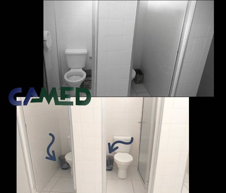 CamedUnifap's tweet photo. Estamos a frente de várias melhorias e mudanças no nosso bloco e pouco a pouco mostramos o resultado do trabalho nos bastidores para vocês. Tatames novos para a sala de descanso e 23 novas lixeiras para os banheiros! #Melhorias #CAMED #MedUNIFAP https://t.co/ltPi0LTBii