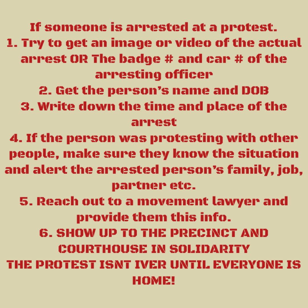 NYC_ShutItDown's tweet photo. Each one, teach many ✊🏽✊🏽 some tips we’ve learned along the years #Protest101 #Activism #FTP #BLM #Community #Uprising2020 https://t.co/8RJlR9X3X0