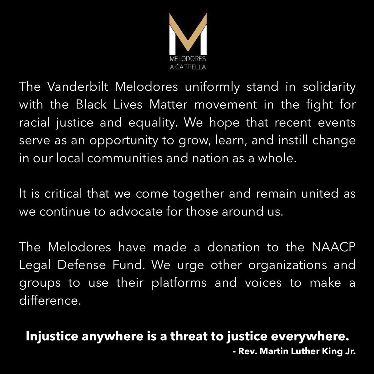 Vanderbilt Melodores tweet media