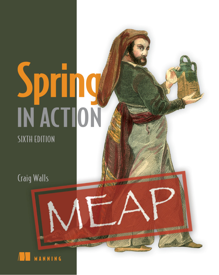 ManningBooks's tweet photo. The latest #springframework update gives a boost to microservices, reactive development, and other modern application designs. Spring in Action, 6th Ed. is our Deal of the Day. https://t.co/OdWvpNMlWl @habuma #springframework #spring5 #springboot #reactive #microservices #rsocket https://t.co/s4P0EJVnDa