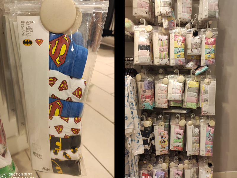 echavarri's tweet photo. Hola @hmespana,
Mi hija de 9 años os escribe esta carta, triste por no encontrar bragas con dibujos de Batman, su superhéroe favorito. Podría comprar calzoncillos porque para niños sí tenéis el producto. Os pide que hagáis el modelo también para niñas. ¿Sería posible?
Gracias. https://t.co/bQ38eYiixZ