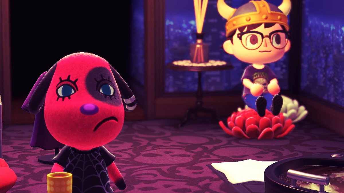 NukeAC's tweet photo. Hangin with the homies #AnimalCrossing #ACNH #NintendoSwitch https://t.co/oWQ2eNJsU7
