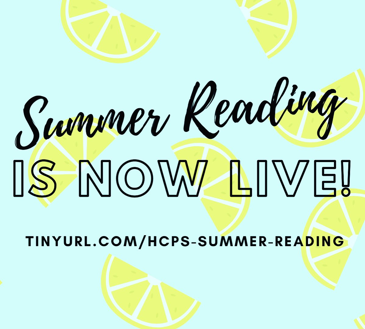 CrestviewLib's tweet image. While the school year is not over, Summer Reading resources are live! You can also find this information in your library Schoology course and on #EDFLIX. @hcpslib @shann1189