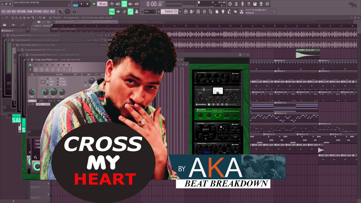 drumzbysandy's tweet image. AKA - CROSS MY HEART INSTRUMENTALS ‼️‼️🐍🐍🐍🐍
Link :youtu.be/AdQgRnXh2Eo
#FLSTUDIO #FLTutorials #producerlife #aka #beatbreakdown #instrumental #tweezy